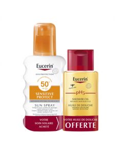 EUCERIN SUN SPRAY TRANSPARENT SPF 50 200ML + DOUCH