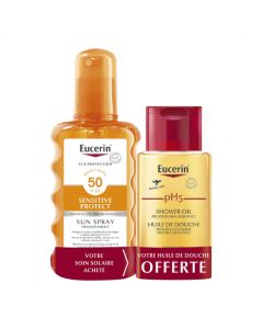 EUCERIN SUN SPRAY TRANS SPF 50 200ML + HUILE 100ML