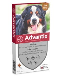 ADVANTIX CHIEN TRES GRAND SPOT ON SOLUTION 6ML 4