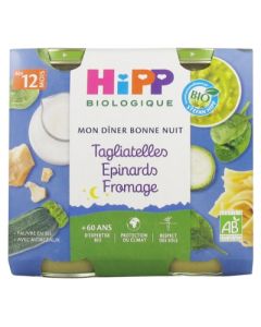 HIPP PETIT POT DINER NUIT TAGLIAT EPIN FRO 250G X2