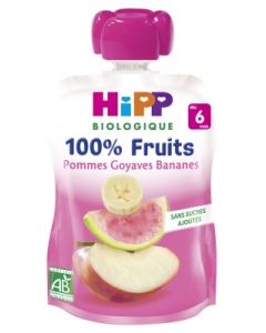 HIPP GOURDE POMME GOYAVE BANANE BIO 90G