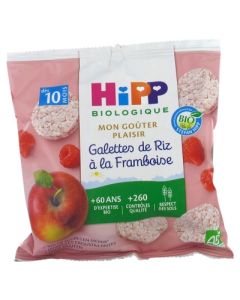 HIPP GALETTE RIZ FRAMBOISE BIO 30G