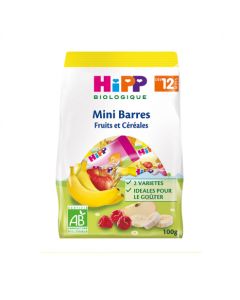 HIPP MINI BARRE FRUITS CEREALES BIO 100G