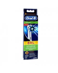 ORAL B CROSS ACTION CLEANMAXIMISER BROSSETTE X8