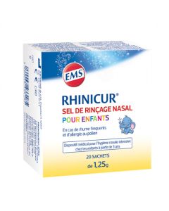 RHINICUR SEL RINCAGE NASAL ENFANT SACHET 2G5 20