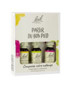 FLEUR BACH ELIXIR FLORAL KIT PARTIR DU BON PIED