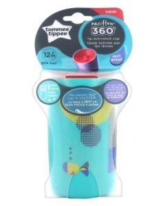 TOMMEE TIPPEE TASSE 360o SS ANSES ROUGE +12M