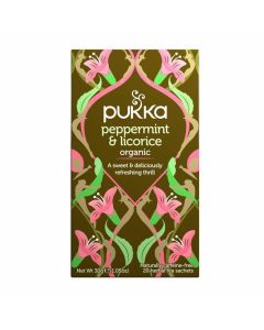 PUKKA INFUSION MENTHE POIVRE REGLISE BIO INFUS 20