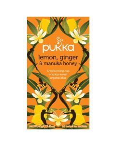 PUKKA INFUSION CITRON GINGEMBRE MIEL BIO INFUS 20