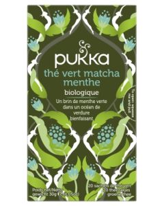 PUKKA INFUSION THE VERT MATCHA MENTHE BIO INFUS 20