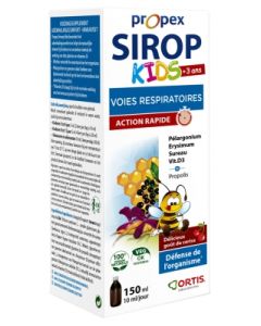 ORTIS PROPEX KIDS SIROP VOIE RESPIRATOIRE 150ML