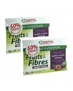 ORTIS FRUITS FIBRES REGULAR CUBE 12 X2 -50% 2EME