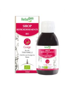 HERBALGEM SIROP REFROIDISSEMENT BIO 150ML