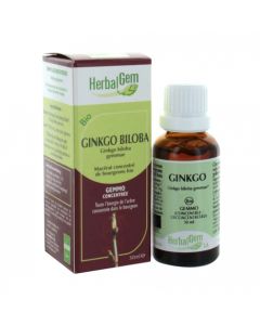 HERBALGEM GINKGO BOURGEON MACERAT GLYCERI BIO 30ML