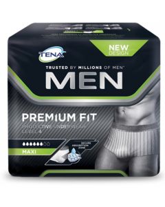 TENA MEN PREMIUM FIT UNDERWEAR LEVEL 4 LARGE 10