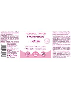 FLORGYNAL TAMPON PROBIOTIQUE SANS APPLICATEUR NORMAL BOITE DE 12