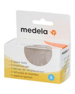 MEDELA TETINE SILICONE DEBIT FAIBLE X2