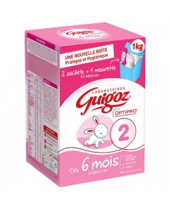 GUIGOZ 2 ROSE POUDRE SACHET 500G X2