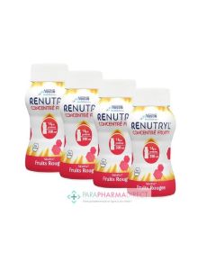 RENUTRYL CONCENTRE FRUITY BOISSON FR ROUG 200ML X4