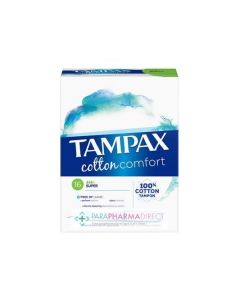 TAMPAX PEARL COTTON CONFORT TAMPON SUPER 16