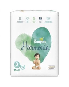 PAMPERS HARMONIE 3 CHANGE COMPLET 6/10KG 74