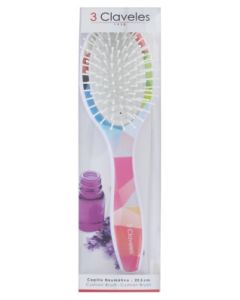 3CLAVELES BROSSE CHEVEUX PNEUMATIQUE PF GM