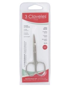 3CLAVELES CISEAUX ONGLES DROIT  9CM 80016