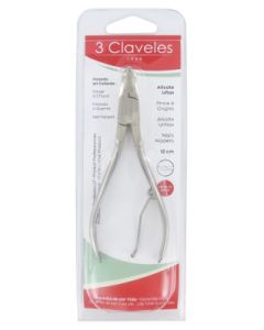 3CLAVELES PINCE A ONGLES PEDICURE 12CM 80061