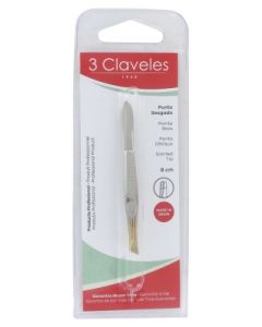 3CLAVELES PINCE A EPILER BIAIS 8CM