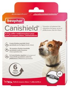 BEAPHAR COLLIER CHIEN PUCES TIQUES PETIT/MOYEN