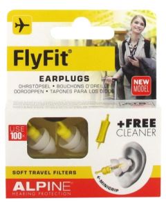 ALPINE FLYFIT BOUCHON OREILLE VOYAGE X2 + CADEAU