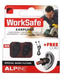 ALPINE WORKSAFE BOUCHON OREILLE TRAVAIL X2 + CORDE