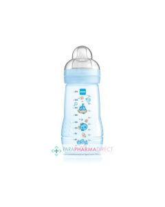 MAM BIBERON 1AGE BLEU DEBIT 2 270ML