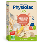 PHYSIOLAC CEREALES FRUITS 200G BIO