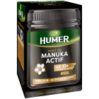 Humer  - Miel de Manuka Actif IAA® 15+ - 3ème niveau d&#039;activité - Minimum 514mg/kg de méthylglyoxal - 250g
