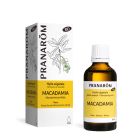 Pranarom - Macadamia BIO - Huile Végétale - Soin des Cheveux, Ongles et Peau - 50 ml