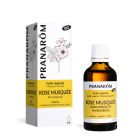 Pranarom - Rose Musquée Bio - Huile Végétale - Beauté de la peau - Anti-âge - Riche en Oméga 3, 6, 9 - 50 ml