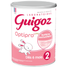 GUIGOZ 2 Optipro Lait Intantile 2ème âge dès 6 mois - 800g
