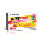 Azinc Junior 12 Vitamines 7 minéraux Oligo-éléments goût fraise 30 comprimés à croquer
