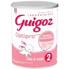 GUIGOZ 2 Optipro Lait Intantile 2ème âge dès 6 mois - 800g