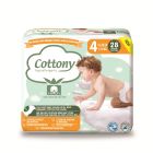 COTTONY COUCHES BEBE T4 (7-18 Kg)-paquet 28 couches