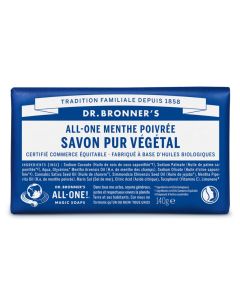 Pain de savon menthe poivrée 140 g BIO