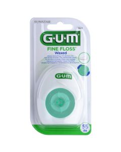 FIL DENTAIRE GUM FINE FLOSS CIRE 55M 