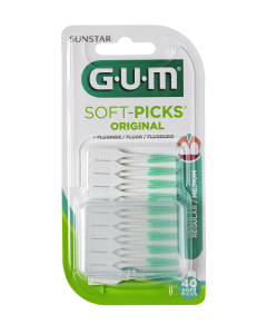 GUM SOFT PICKS ORIGINAL 632 Medium Batonnet Interdentaire Souple x40