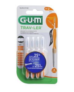 BROSSETTE INTERDENTAIRE GUM TRAVLER 0.9MM 1412