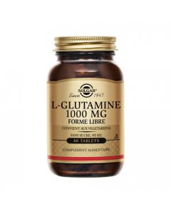 SOLGAR L GLUTAMINE 1000MG COMPRIME 60