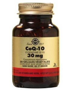 SOLGAR COQ 10 30MG GELULE VEGETALE 30