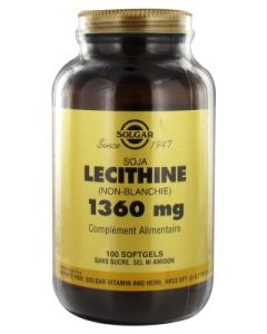 SOLGAR LECITHINE 1360MG CAPSULE MOLLE 100