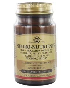 SOLGAR NEURO NUTRIENTS GELULE VEGETALE 30