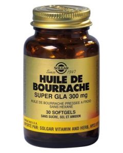 SOLGAR BOURRACHE SUPER GLA 300MG CAPSULE MOLLE 30